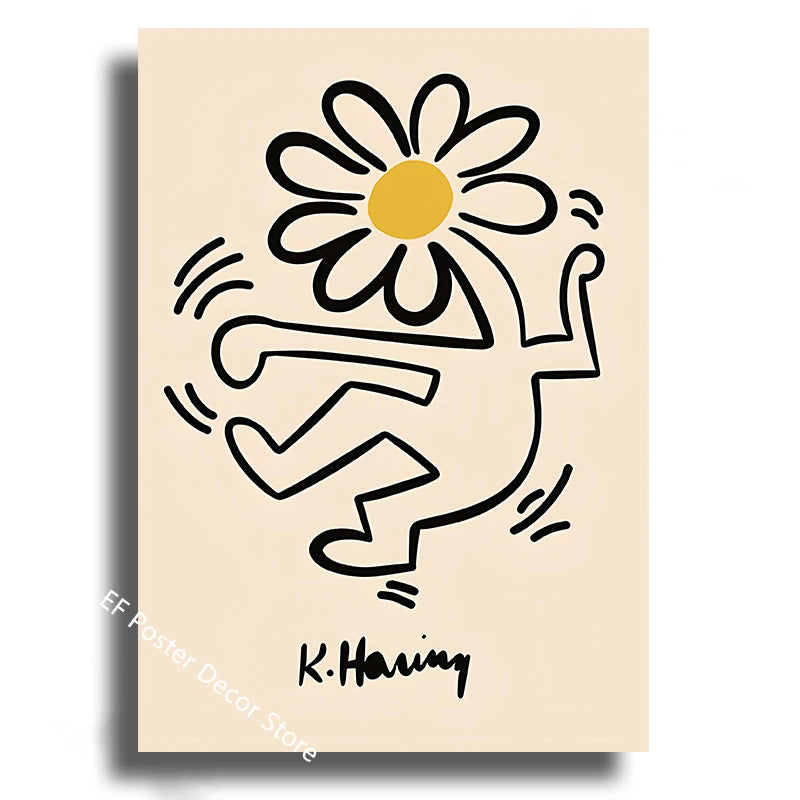 Abstract Art Poster Print Yayoi Kusama Matisse Rothko | Wovetsa