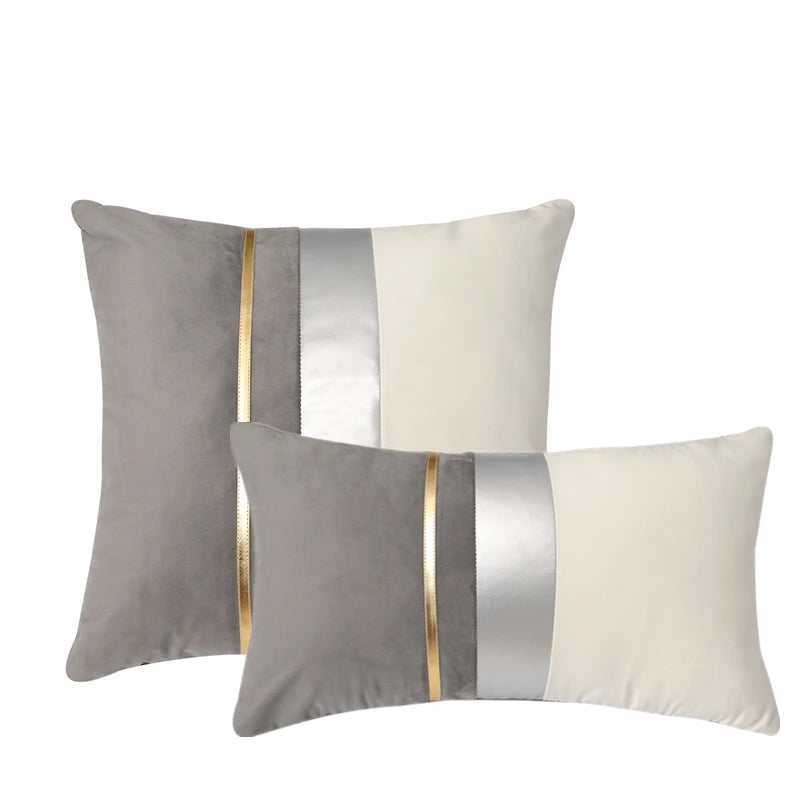 Velvet Patchwork Cushion Cover | Wovetsa