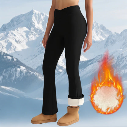 Fleece High-Waist Thermal Leggings | Wovetsa
