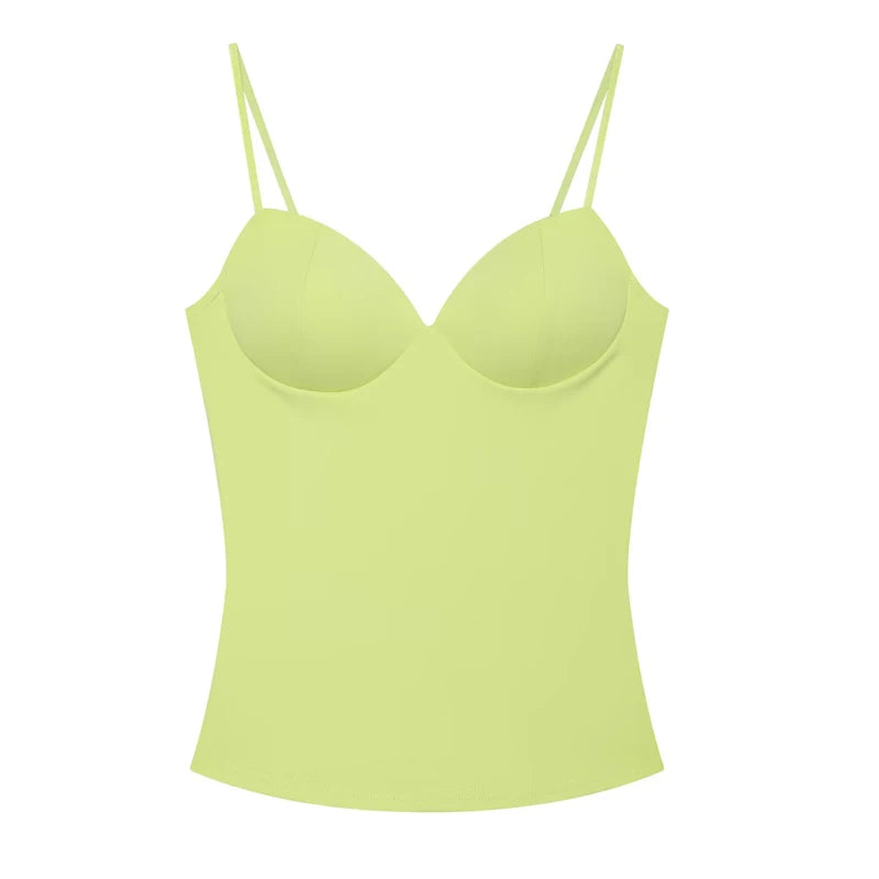 Corset Crop Camisole Top | Wovetsa