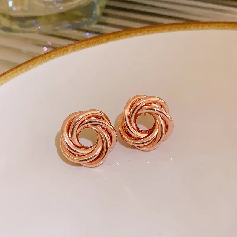 Multi-Layer Twisted Hoop Earrings | Wovetsa