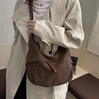 Women Fashion Leopard Print Crossbody Bag Large Capacity Hobo Shoulder Bag for Daily Commuter Multi Pocket Armpit Tote Bag
