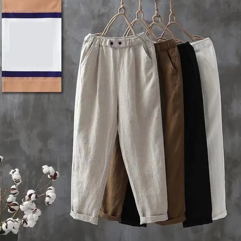 Korean Cropped Harem Pants | Wovetsa