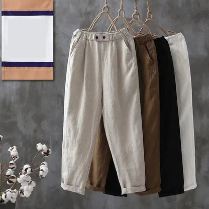 Korean Cropped Harem Pants | Wovetsa