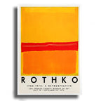 Abstract Art Poster Print Yayoi Kusama Matisse Rothko | Wovetsa