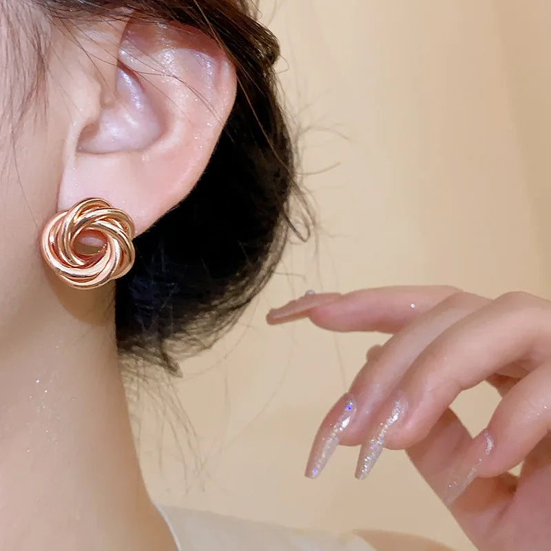 Multi-Layer Twisted Hoop Earrings | Wovetsa