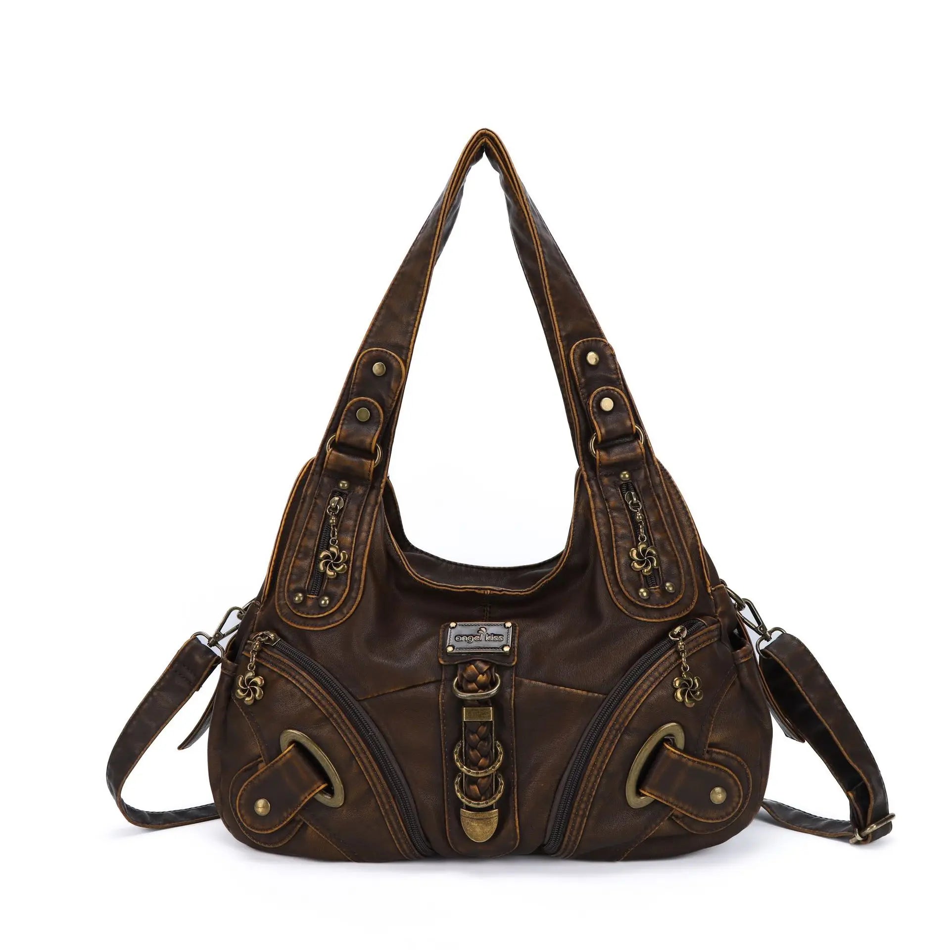 Leopard Print Hobo Shoulder Bag | Wovetsa