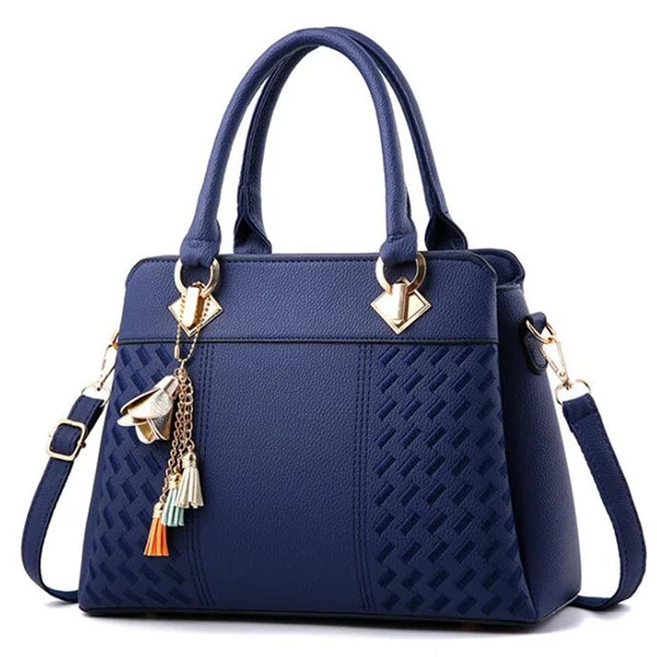 Embroidered Tassel Crossbody Bag | Wovetsa