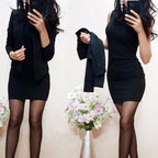 Sleeveless Bodycon Dress & Blazer Two Piece Set | Wovetsa