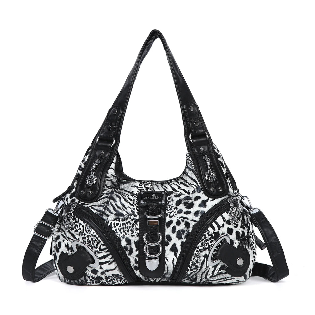 Leopard Print Hobo Shoulder Bag | Wovetsa