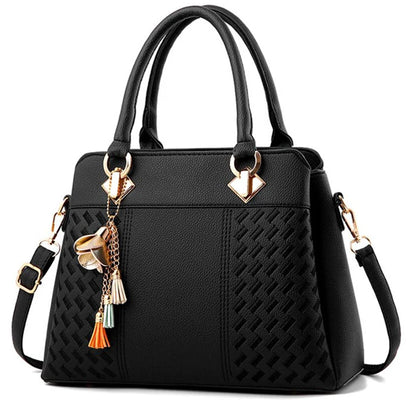 Embroidered Tassel Crossbody Bag | Wovetsa