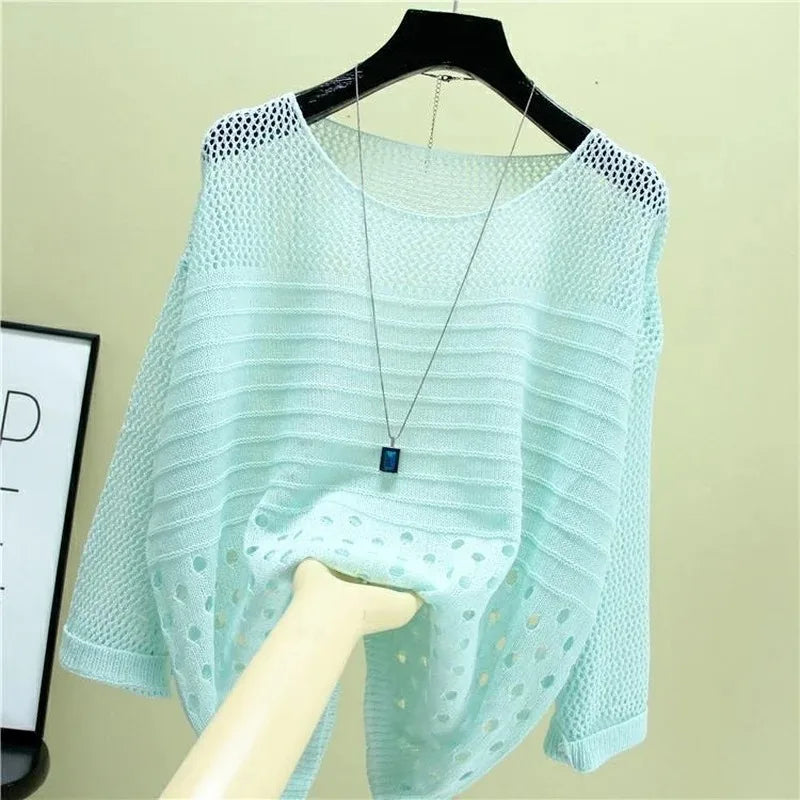 Ice Silk Knit Vest Top | Wovetsa