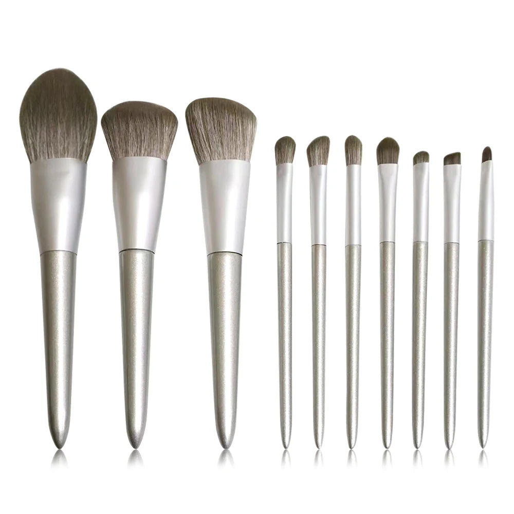 11-Piece Vegan Makeup Brush Set | Wovetsa