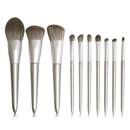 11-Piece Vegan Makeup Brush Set | Wovetsa