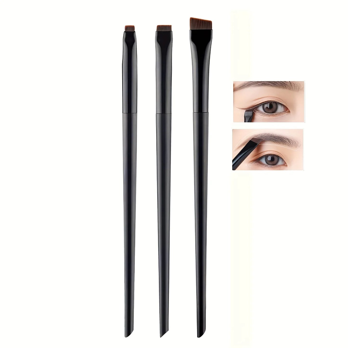 3-Piece Precision Makeup Brush Set | Wovetsa