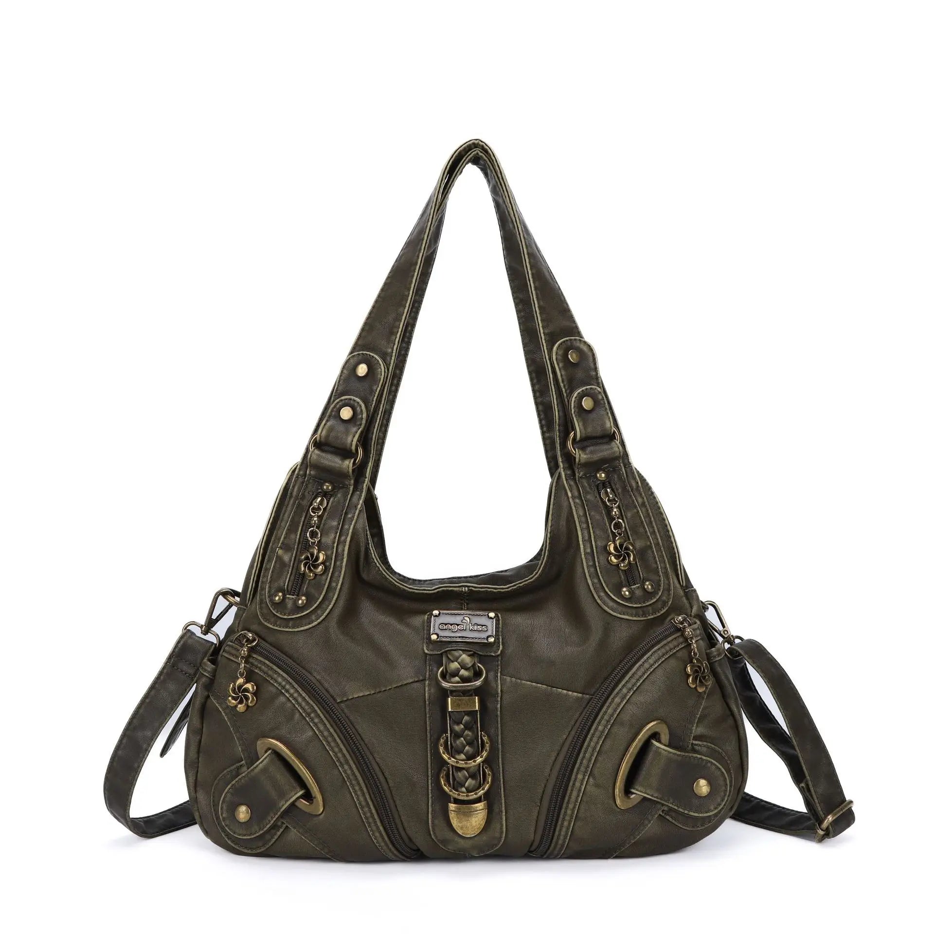 Leopard Print Hobo Shoulder Bag | Wovetsa