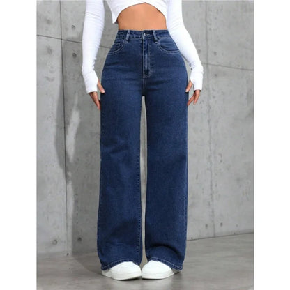 High Waist Wide Leg Jeans | Wovetsa