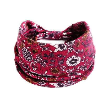 Bohemian Yoga Headband for Women — Sweat-Absorbing Hair Accessory | Wovetsa