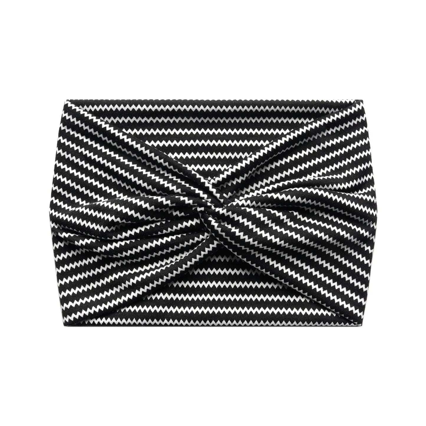 Wide Twisted Turban Headband for Women — Boho Yoga Hair Band | Wovetsa