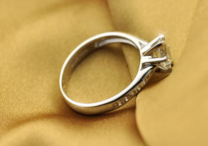 925 Sterling Silver Six-Claw Tourmaline Ring | Wovetsa