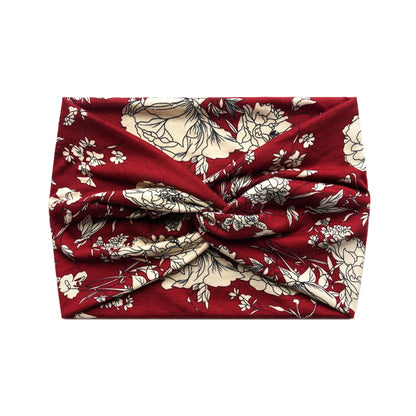 Wide Twisted Turban Headband for Women — Boho Yoga Hair Band | Wovetsa