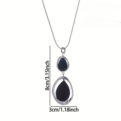 Vintage Punk Stone Pendant Necklace | Wovetsa