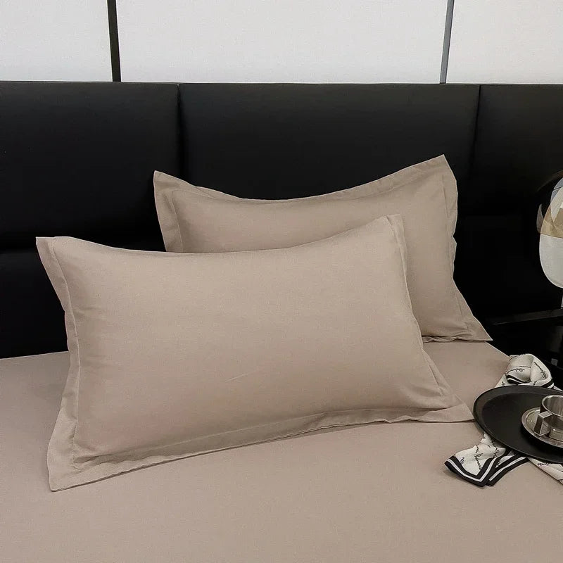 Washed Cotton Solid Pillowcase 48x74cm | Wovetsa