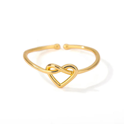 Gold-Tone Stainless Steel Cocktail Ring | Wovetsa