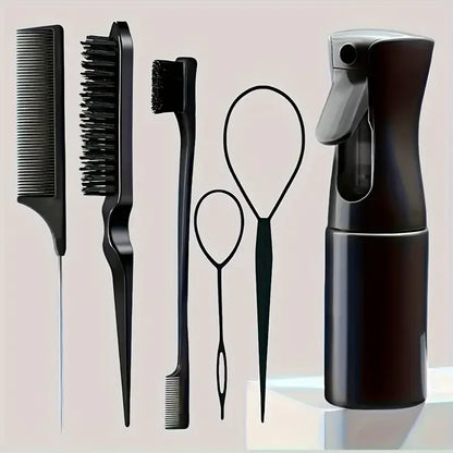 6-Piece Hair Brush & Styling Tool Set | Wovetsa
