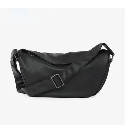 Genuine Leather Saddle Crossbody Bag | Wovetsa