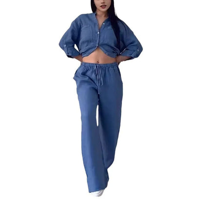 Women's Cotton Linen 2-Piece Set | Wovetsa