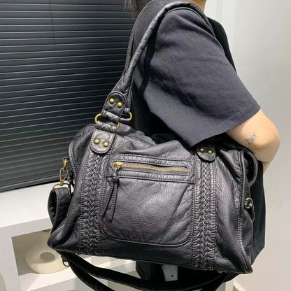 Y2K Motorcycle Shoulder Bag | Wovetsa