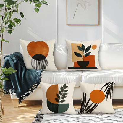 Geometric Abstract Cushion Cover Decorative Pillowcase | Wovetsa