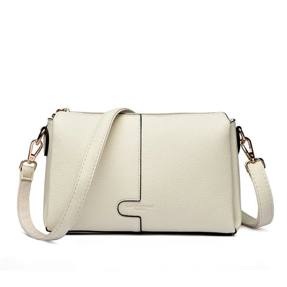 Soft PU Leather Flap Shoulder Bag | Wovetsa
