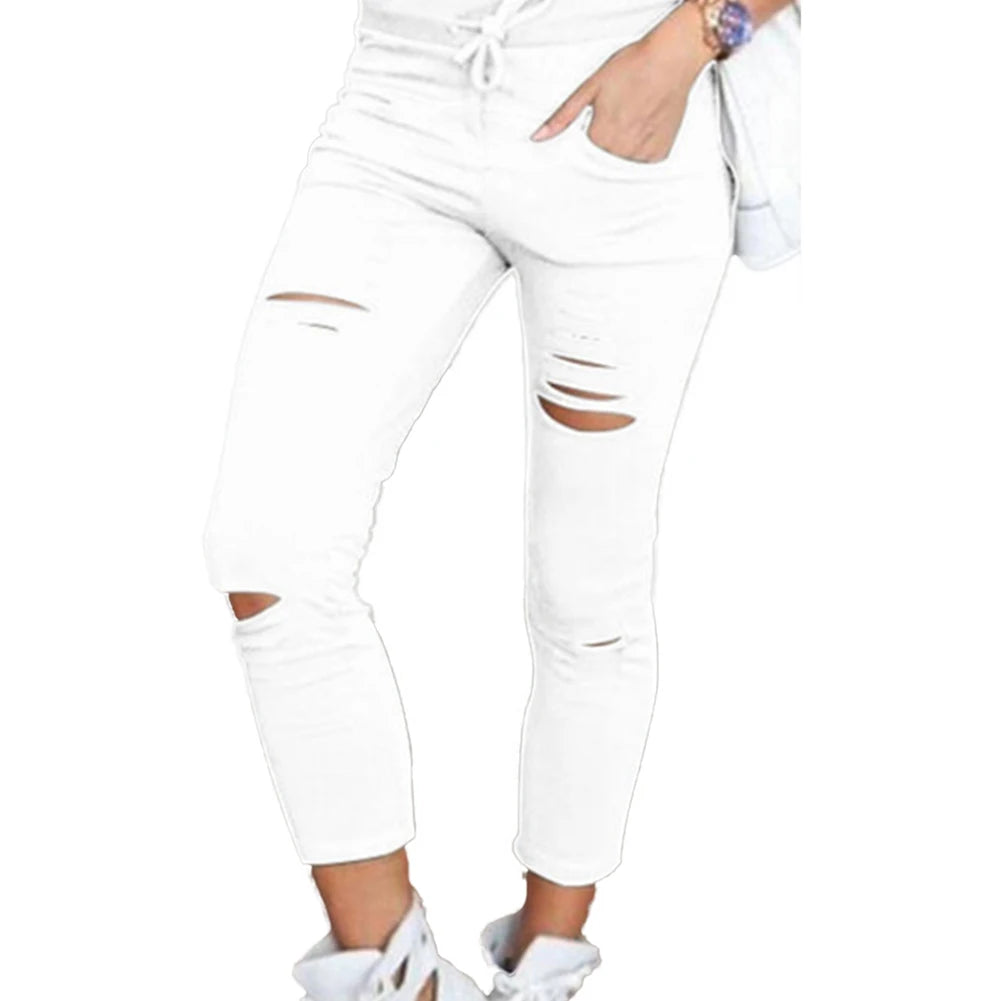 High-Waist Slim Pencil Pants | Wovetsa