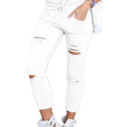 High-Waist Slim Pencil Pants | Wovetsa