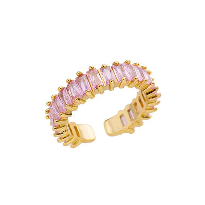 Gold-Tone Stainless Steel Cocktail Ring | Wovetsa