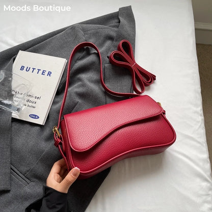 Lychee Pattern Flap Crossbody Bag | Wovetsa