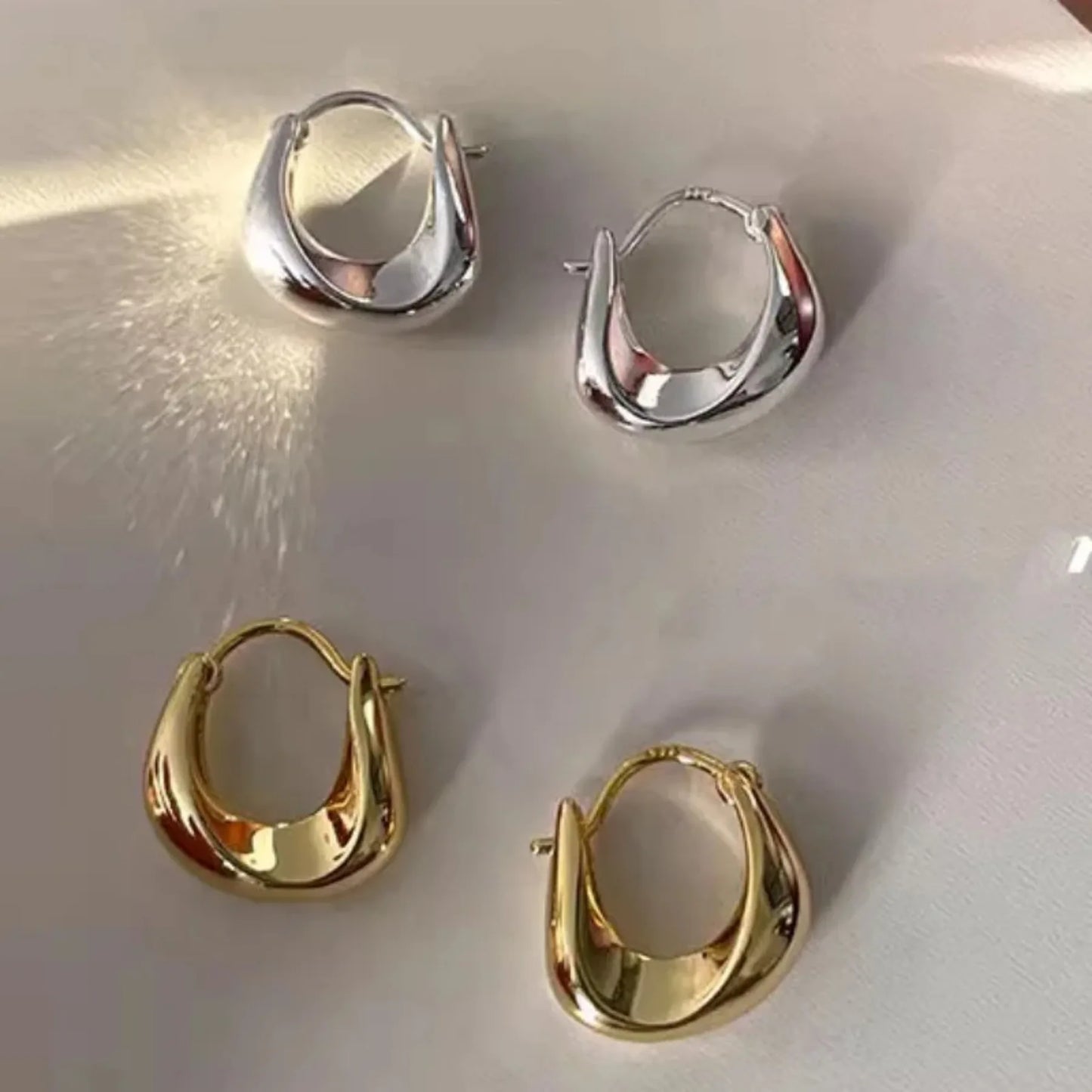 925 Sterling Silver Hoop Earrings | Wovetsa