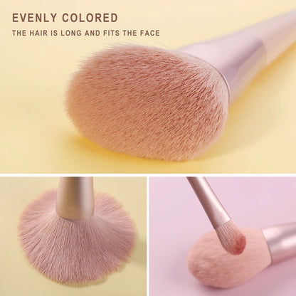 11-Piece Vegan Makeup Brush Set | Wovetsa