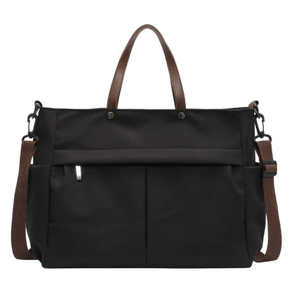 Nylon Tote Bag with Dual Pockets | Wovetsa