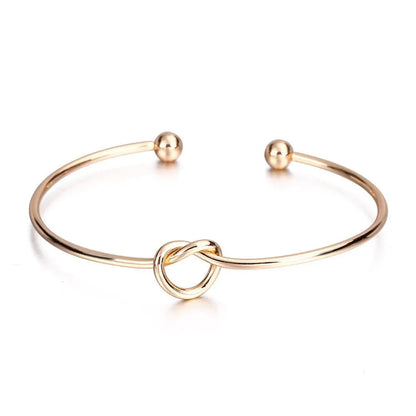 Twisted Stainless Steel Cuff Bracelet | Wovetsa