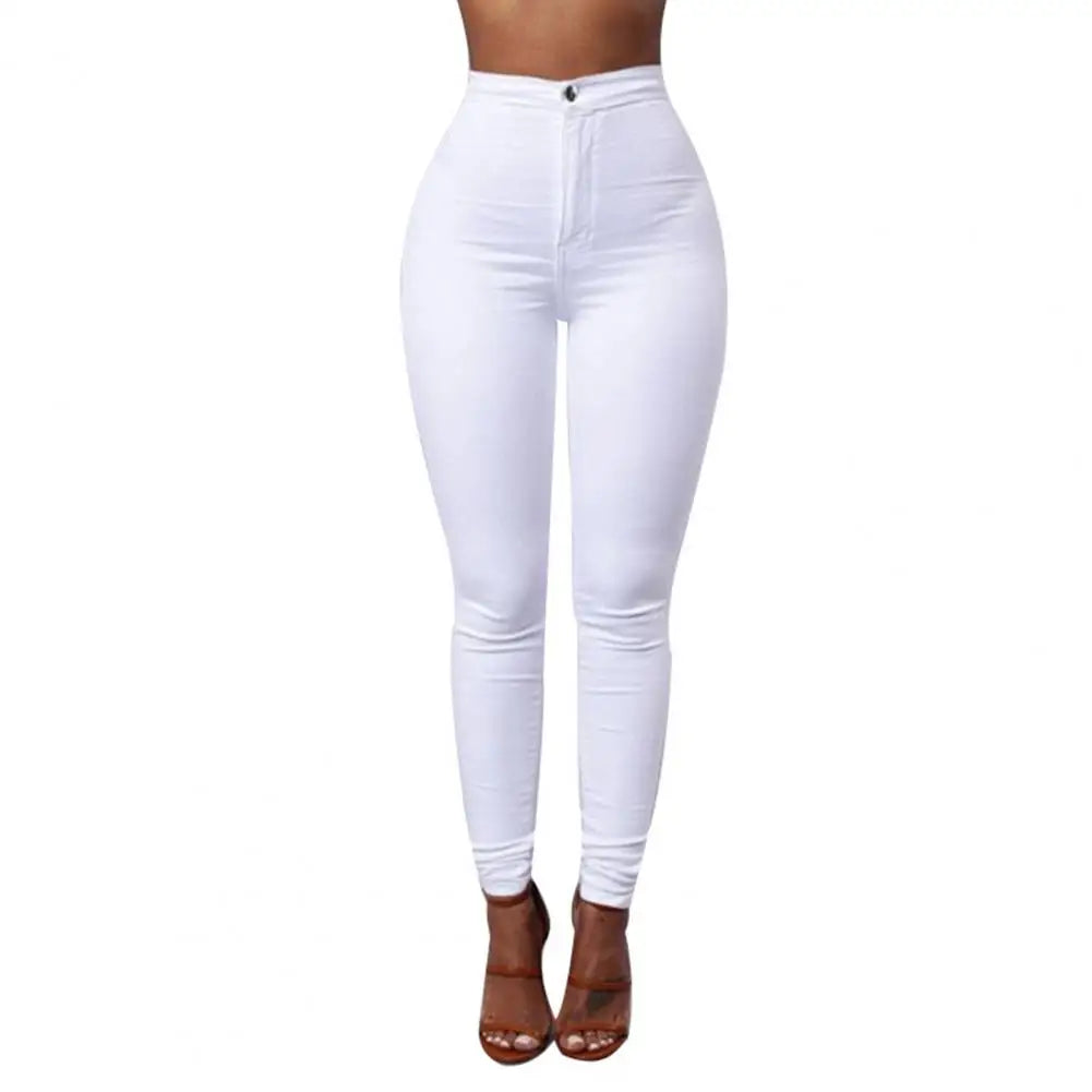 High-Waist Slim Pencil Pants | Wovetsa
