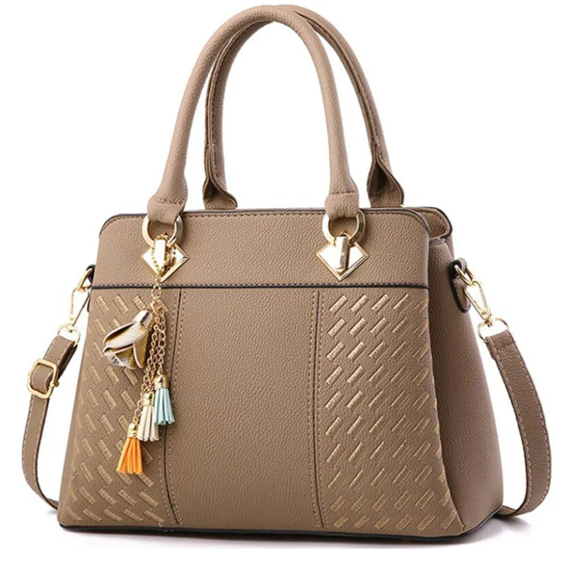 Embroidered Tassel Crossbody Bag | Wovetsa