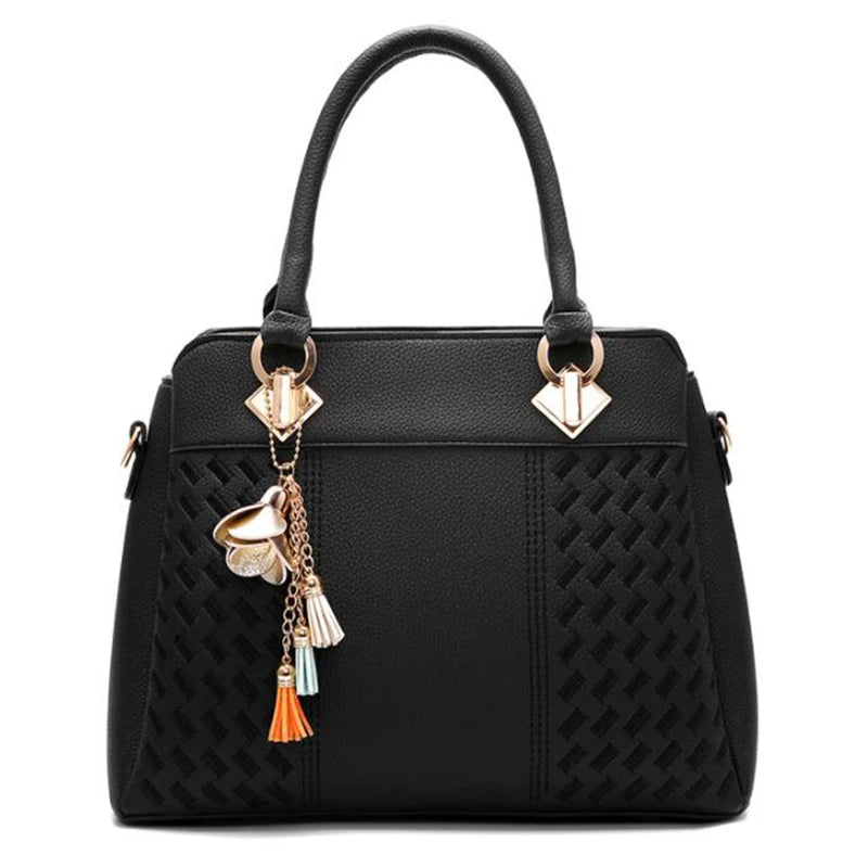 Embroidered Tassel Crossbody Bag | Wovetsa