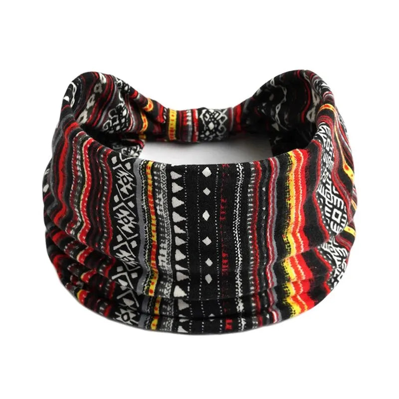 Bohemian Yoga Headband for Women — Sweat-Absorbing Hair Accessory | Wovetsa