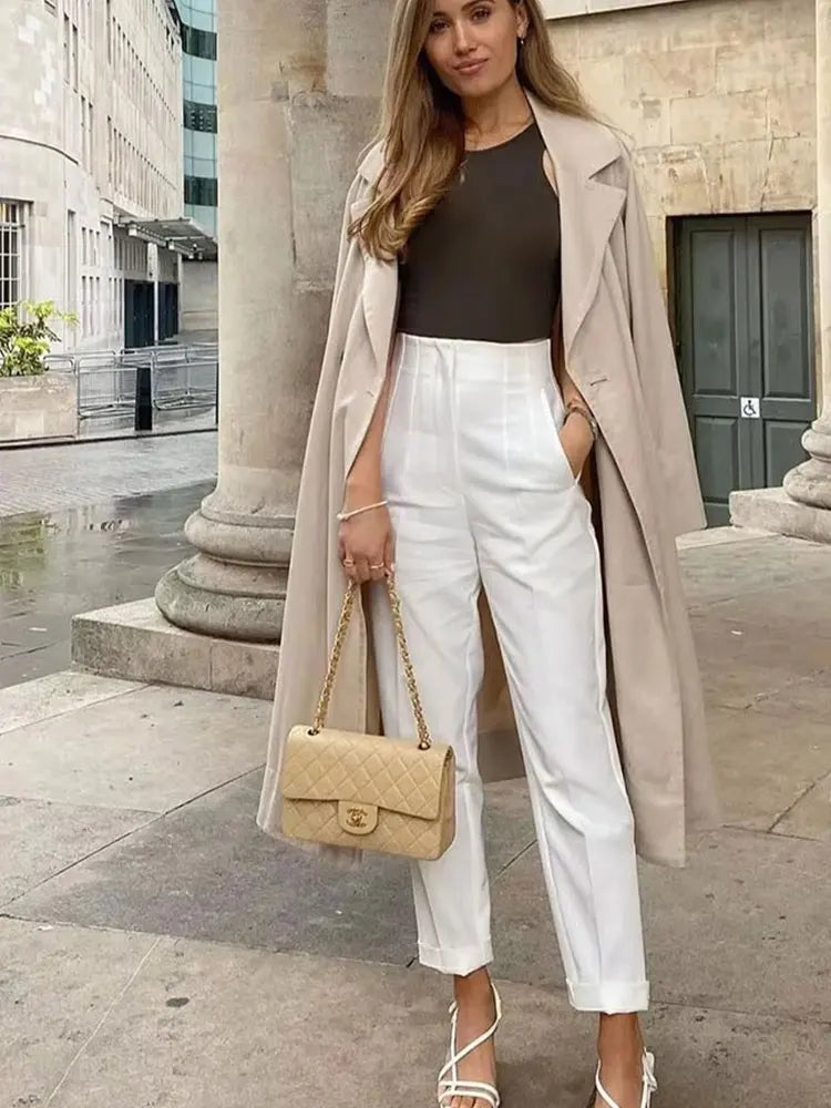 High Waist Pencil Pants | Wovetsa