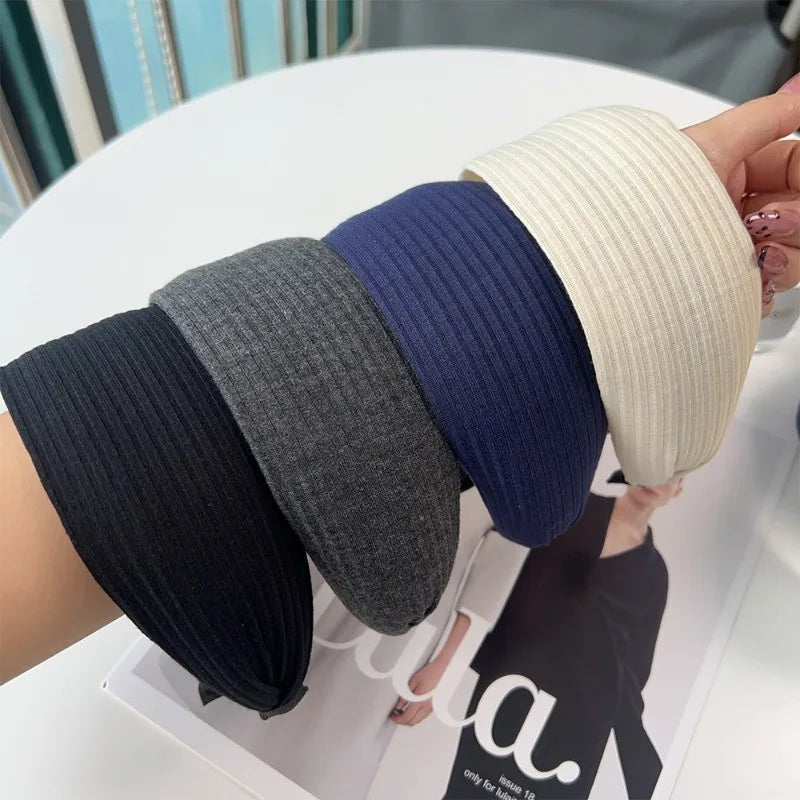Wide Knit Headband for Women | Wovetsa