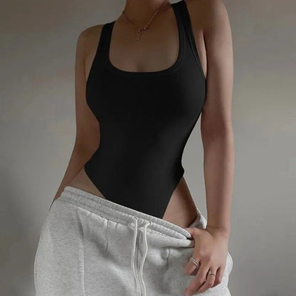 Sleeveless Knit Bodysuit | Wovetsa