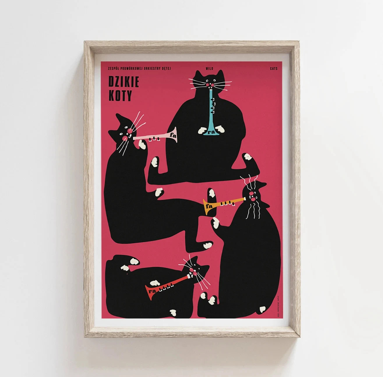 Modern Abstract & Funny Animal Canvas Wall Art Poster | Wovetsa